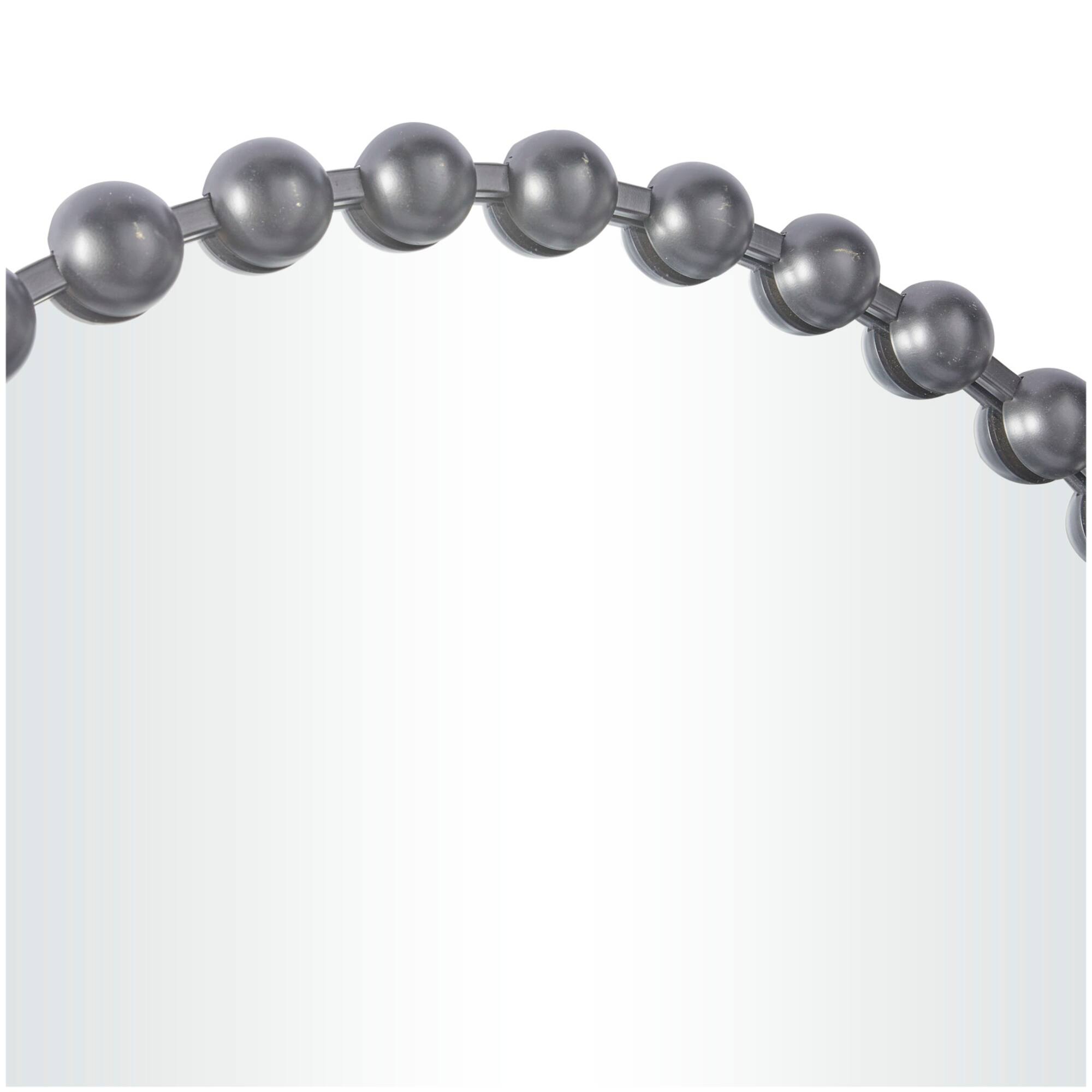 CosmoLiving by Cosmopolitan Dark Gray Metal Orb Framed Wall Mirror 36" x 2" x 36"